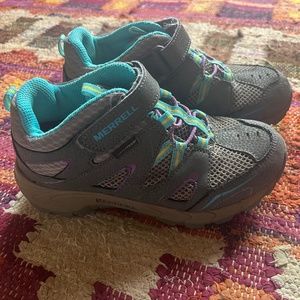 Youth Girls Merrell ML-HillTop Quick Close Waterproof Hiking Boots
